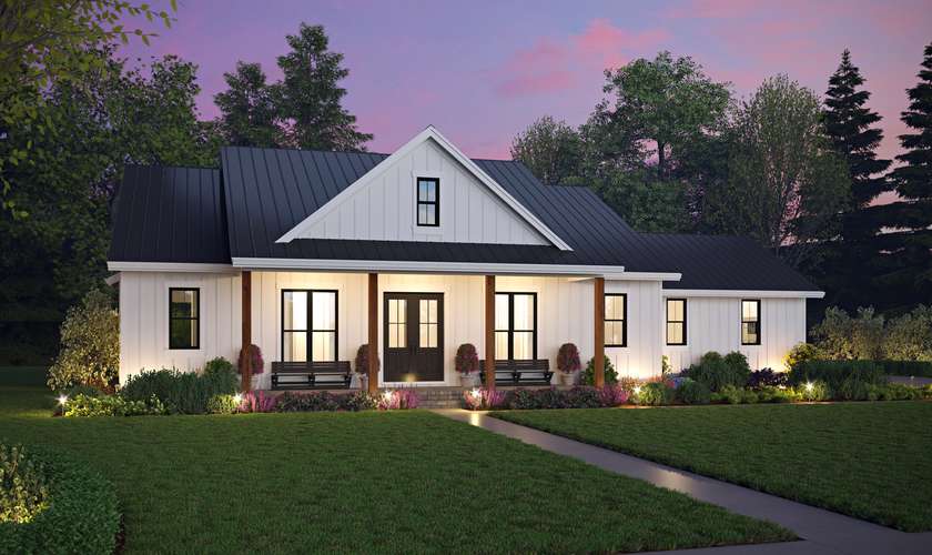 Mascord House Plan 1274: The Meadow Lane