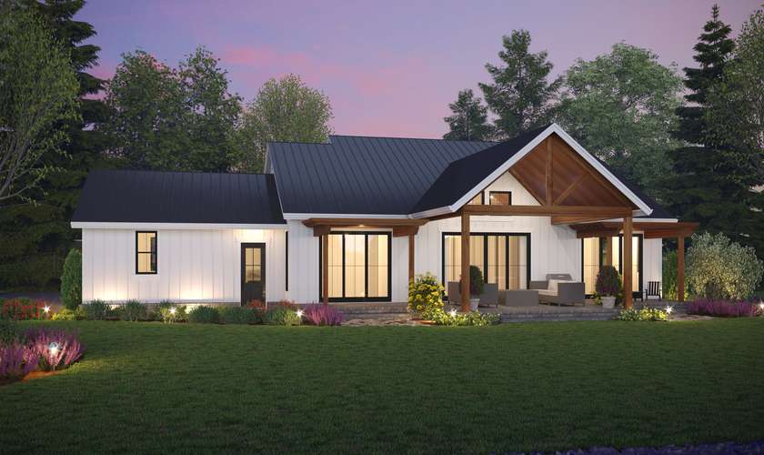 Mascord House Plan 1274: The Meadow Lane