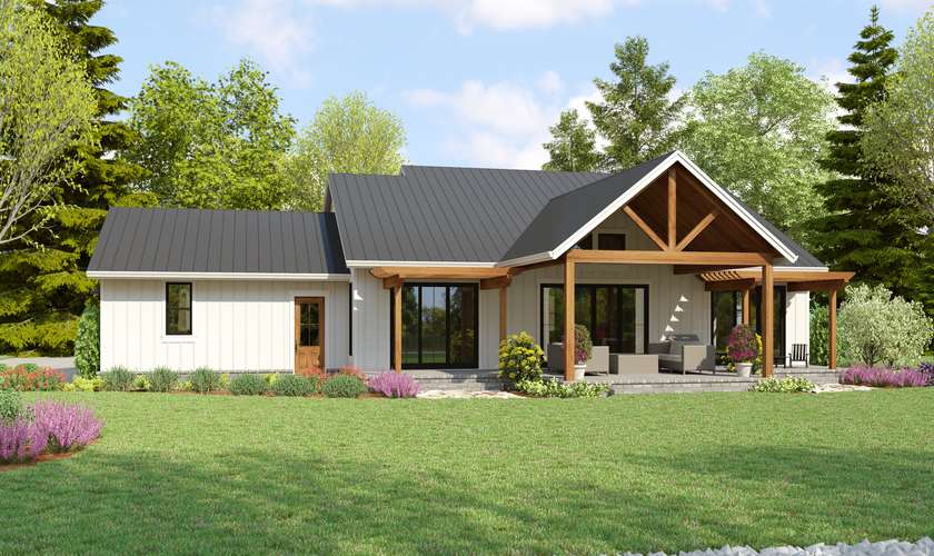 Mascord House Plan 1274: The Meadow Lane