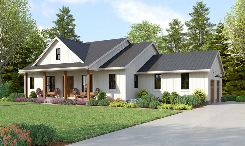Mascord House Plan 1274: The Meadow Lane