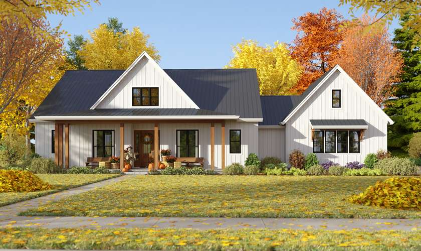 Mascord House Plan B1274A: The 