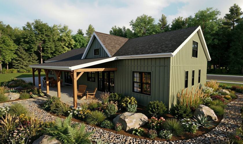 Mascord House Plan 1292: The Prairie Pine