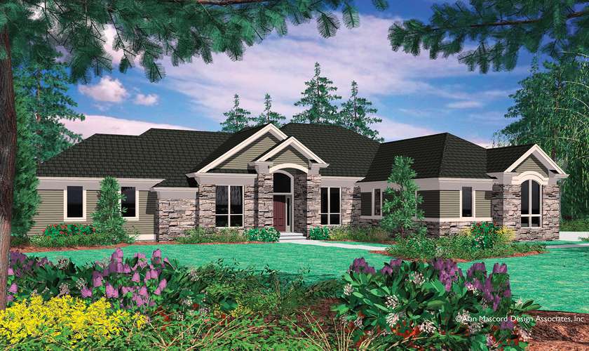 Mascord House Plan 1318: The Landgren