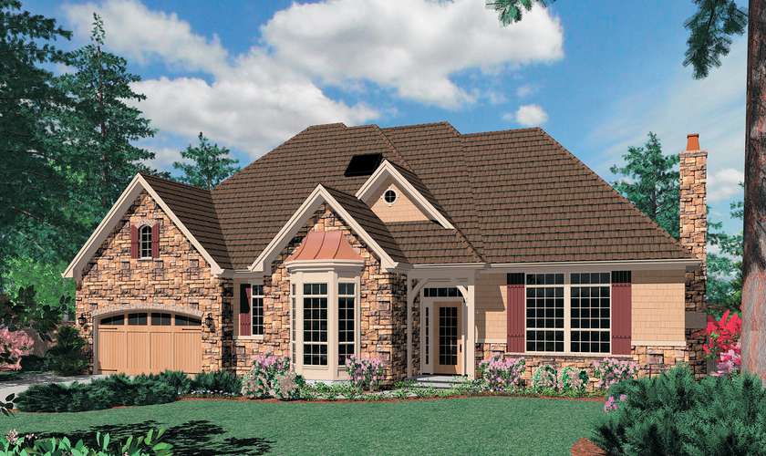 Mascord House Plan 1319A: The Jennings