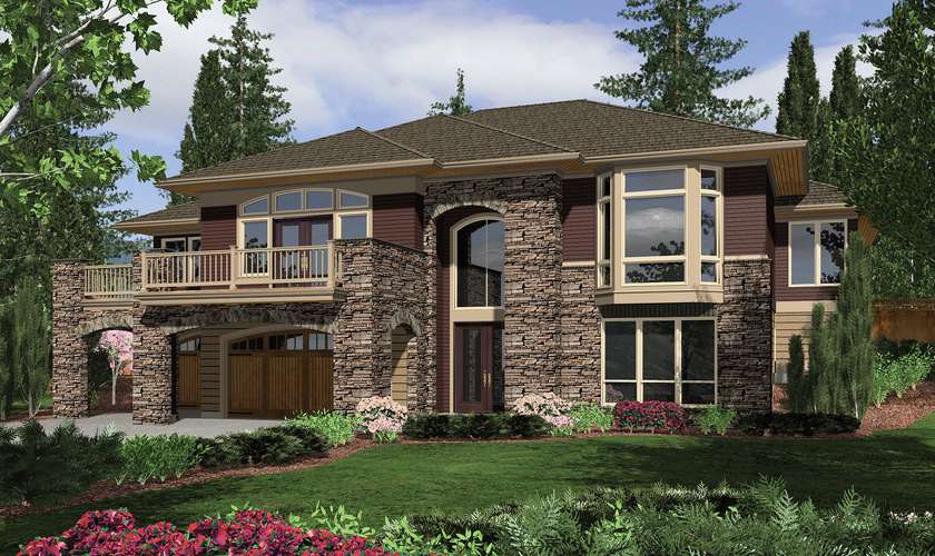 Mascord House Plan 1321: The Leavenworth