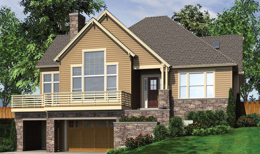 Mascord House Plan 1328: The Gibson