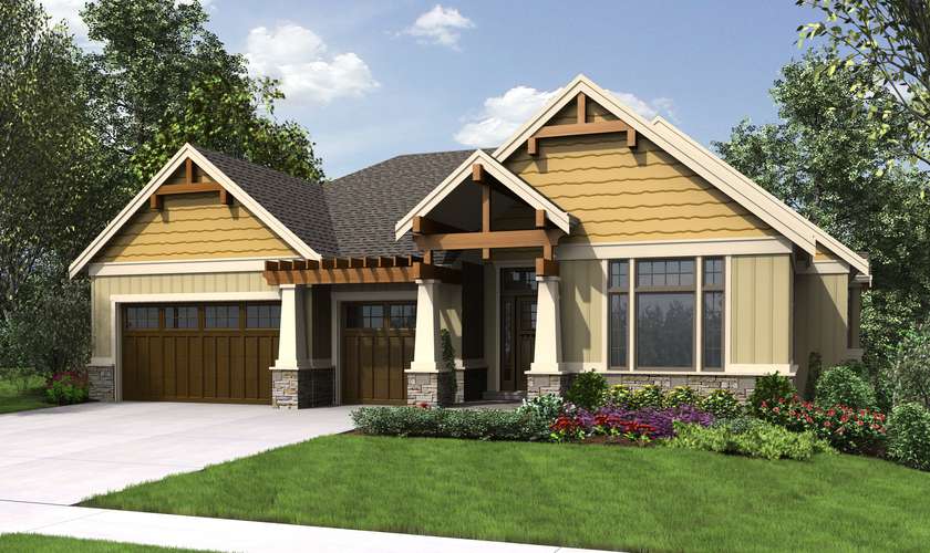 Mascord House Plan 1337A: The Beaverton