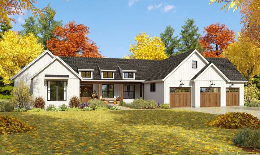 Mascord House Plan 1347A: The Middleton