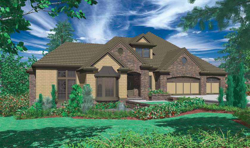 Mascord House Plan 1404: The Avellana