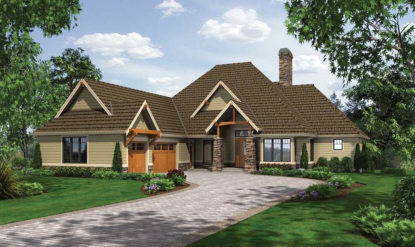 Mascord House Plan 1413: The Lambert