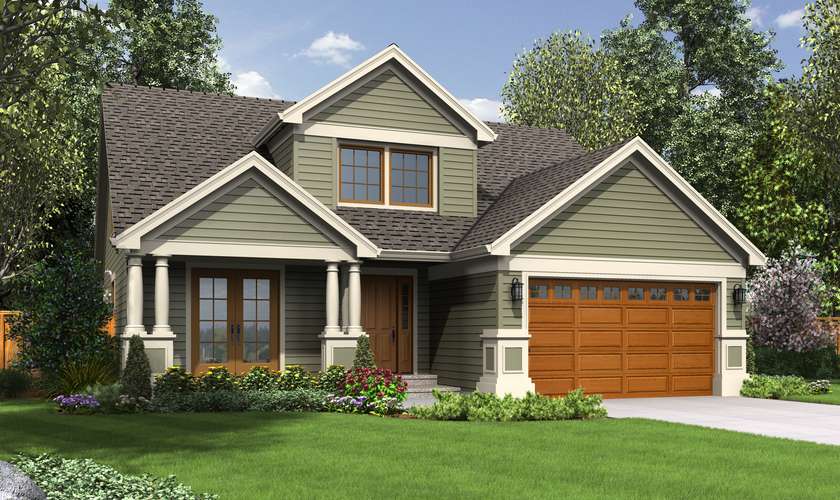 Mascord House Plan 2106C: The Wellborn
