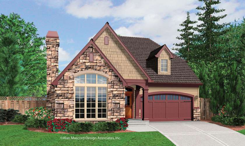 Mascord House Plan 21102: The Miranda