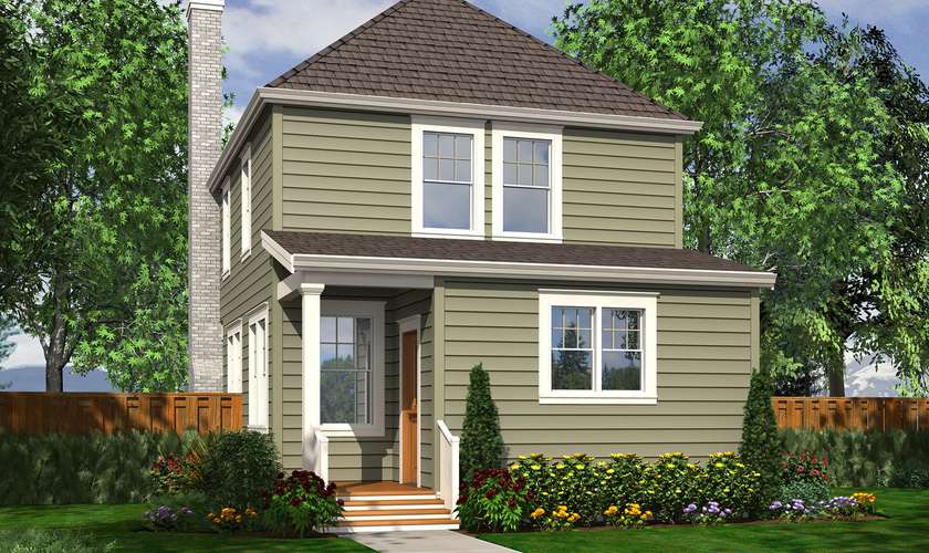 Mascord House Plan 21118B: The Juniper