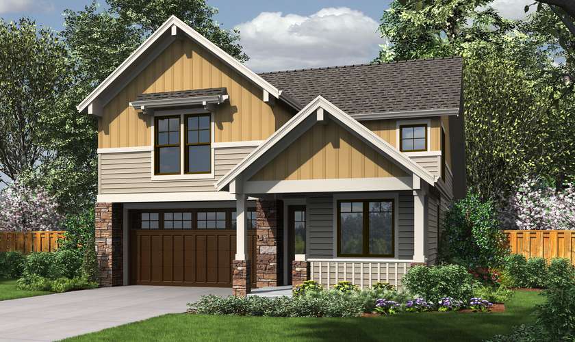 Mascord House Plan 21125: The Barnsley
