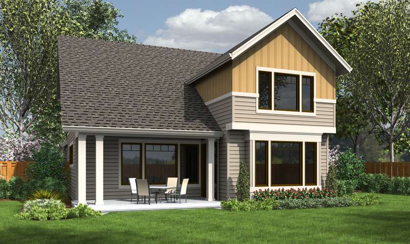 Mascord House Plan 21125: The Barnsley