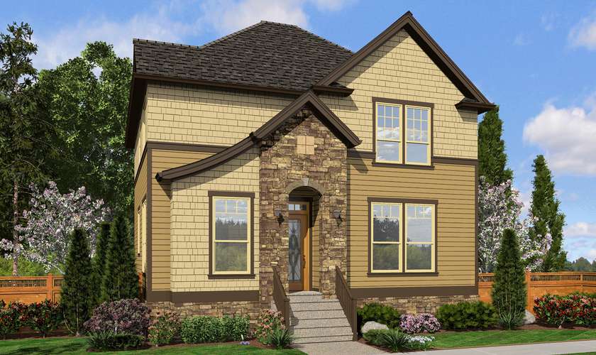 Mascord House Plan 21139: The Hilldale