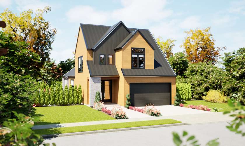 Mascord House Plan 21144B: The Antwerp