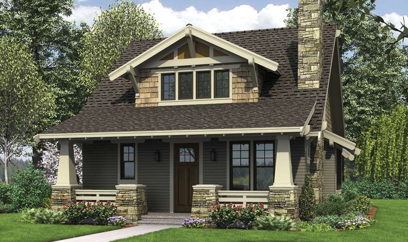 Mascord House Plan 21145: The Morris