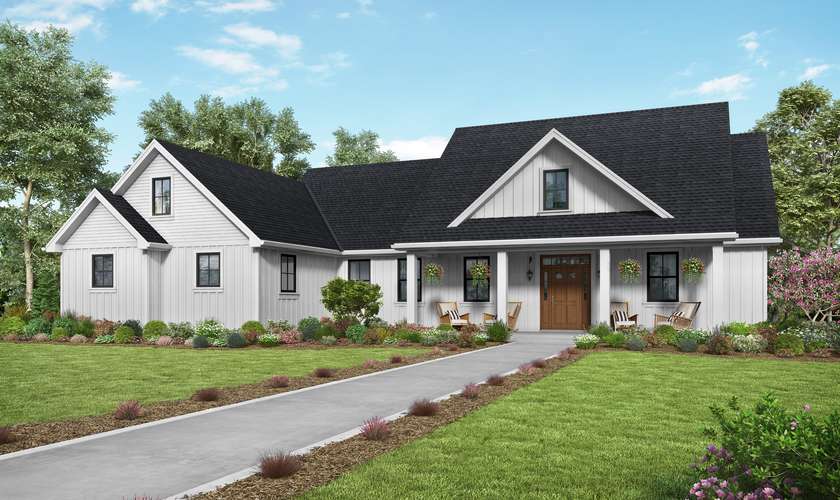 Mascord House Plan 21151AA: The Carywood