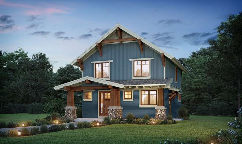 Mascord House Plan 21161: The Astrid