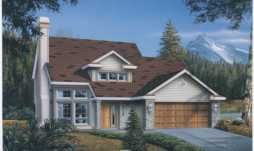Mascord House Plan 2135: The Seville