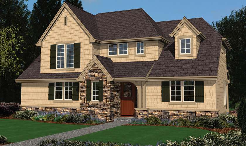 Mascord House Plan 2137BA: The Bailey