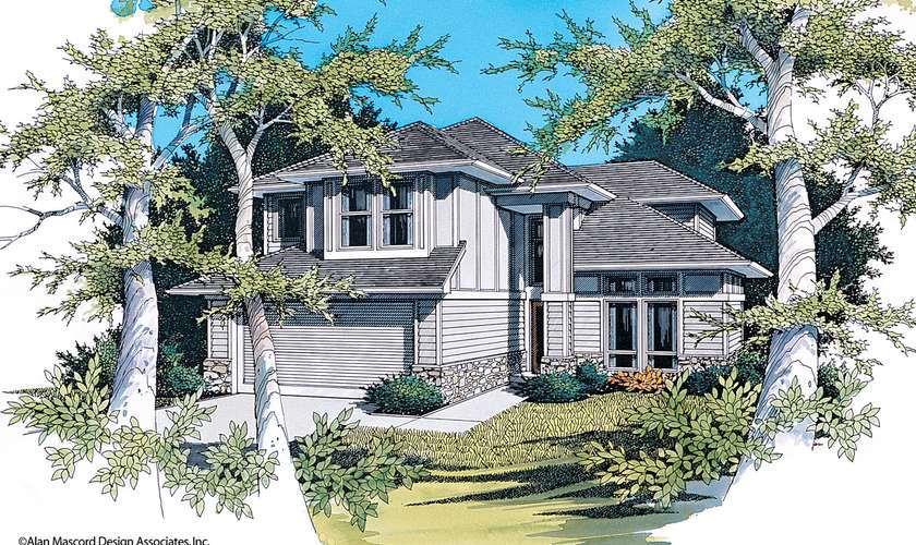 Mascord House Plan 2146F: The Quinton