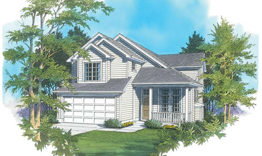 Mascord House Plan 2146J: The Ashford