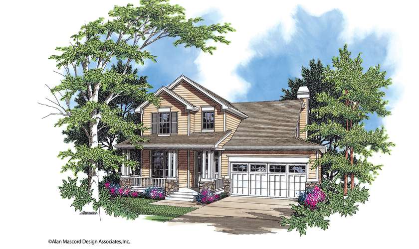 Mascord House Plan 2152C: The Clarkston