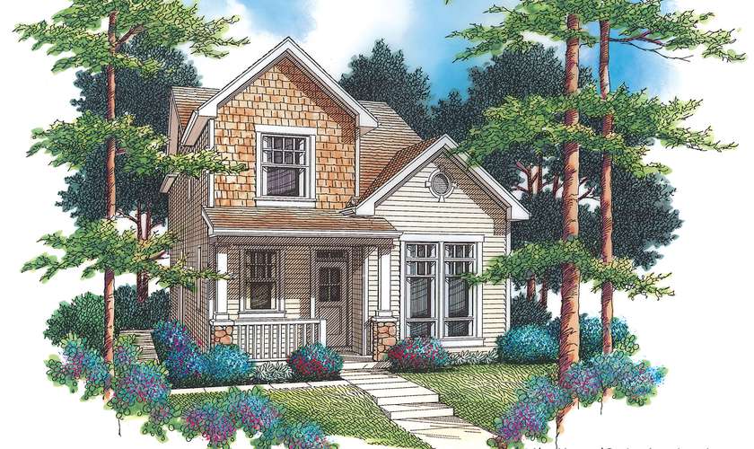 Mascord House Plan 2157L: The Ballard