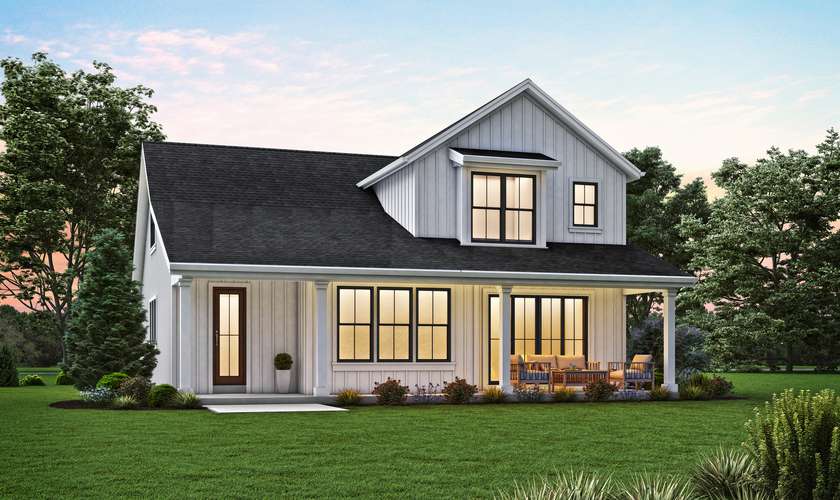 Mascord House Plan 2164F: The Mirriam