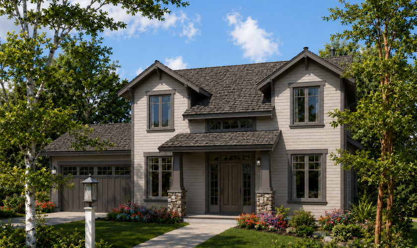 Mascord House Plan 2165: The Cavendar