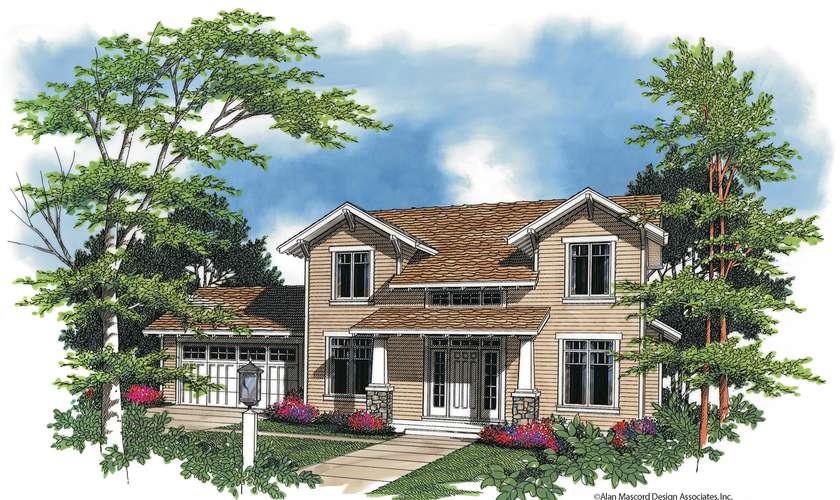 Mascord House Plan 2165: The Cavendar