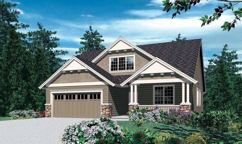 Mascord House Plan 2185A: The Chandler