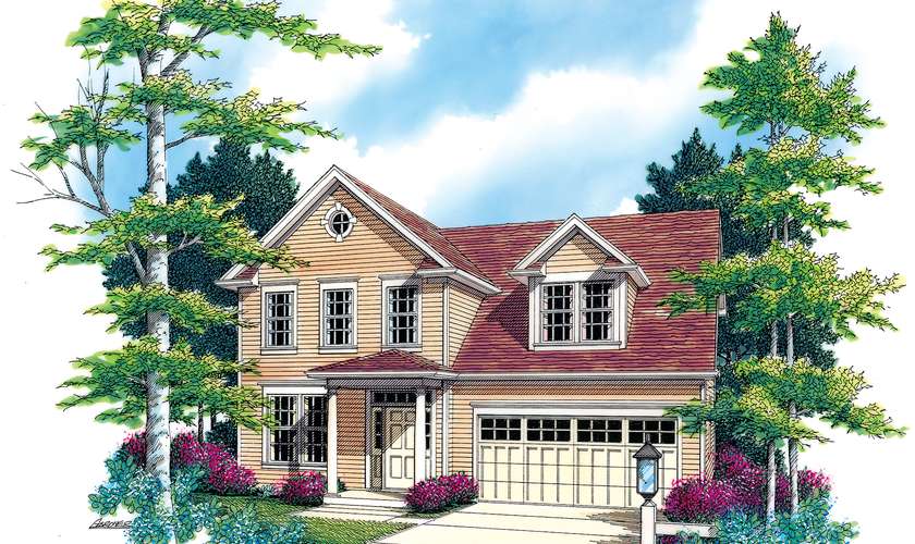 Mascord House Plan B2187: The Charlemont