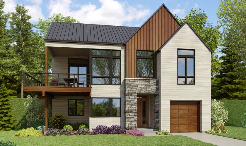 Mascord House Plan 2193EA: The Solveig