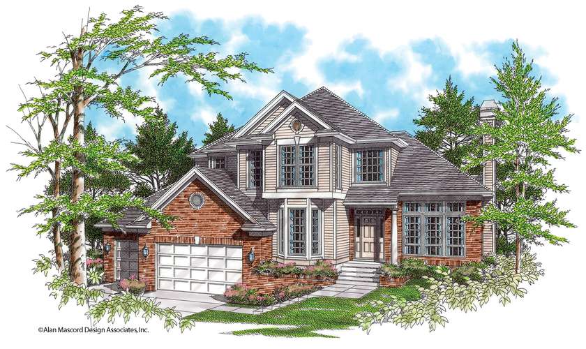 Mascord House Plan 2206CA: The Wellsburg