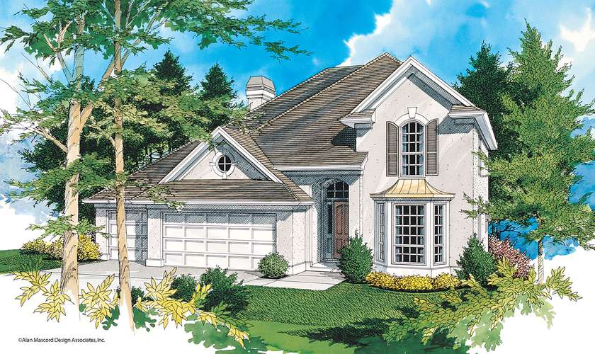 Mascord House Plan 2210: The Westbrook