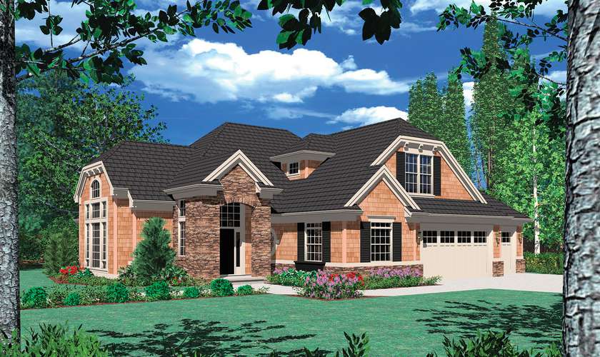 Mascord House Plan 22110: The Sidell