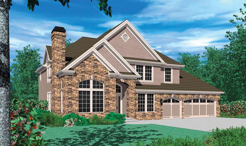 Mascord House Plan 22111BC: The Bartell