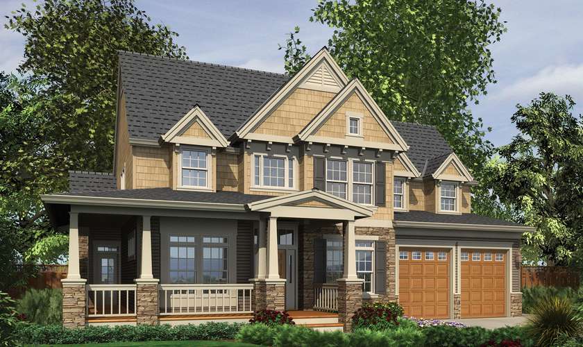 Mascord House Plan 22122Q: The Northbrook