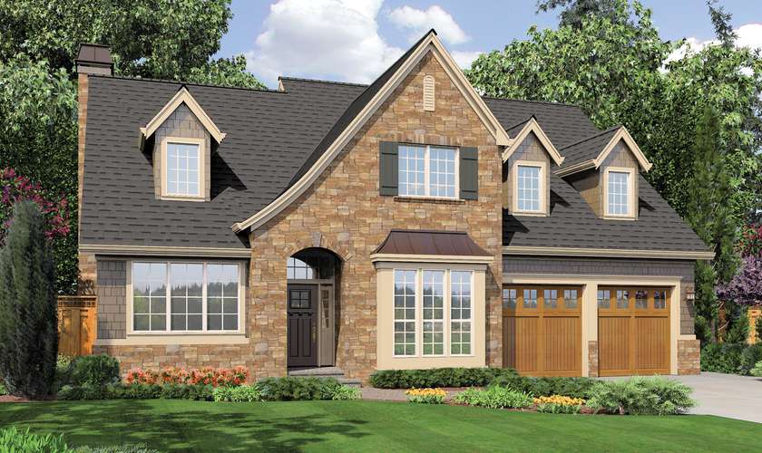 Mascord House Plan 22122T: The Sophia