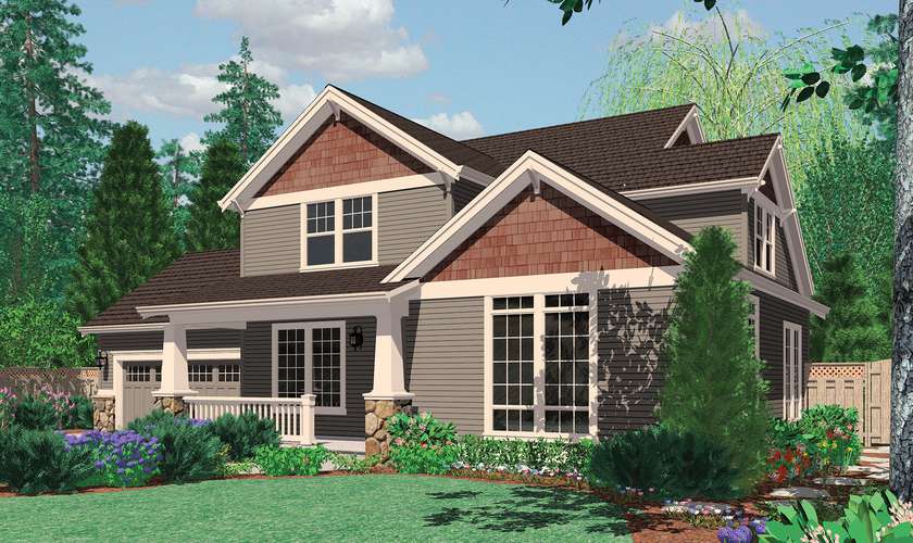 Mascord House Plan 22131: The Hedrick