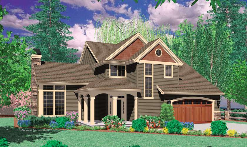 Mascord House Plan B22132A: The Lewiston