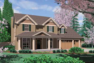 House Plan 22133A Merrill