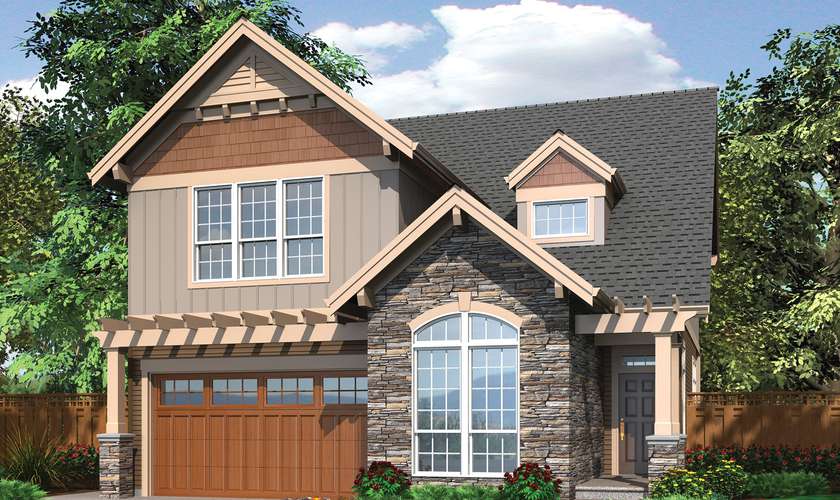 Mascord House Plan 22137EA: The Williston