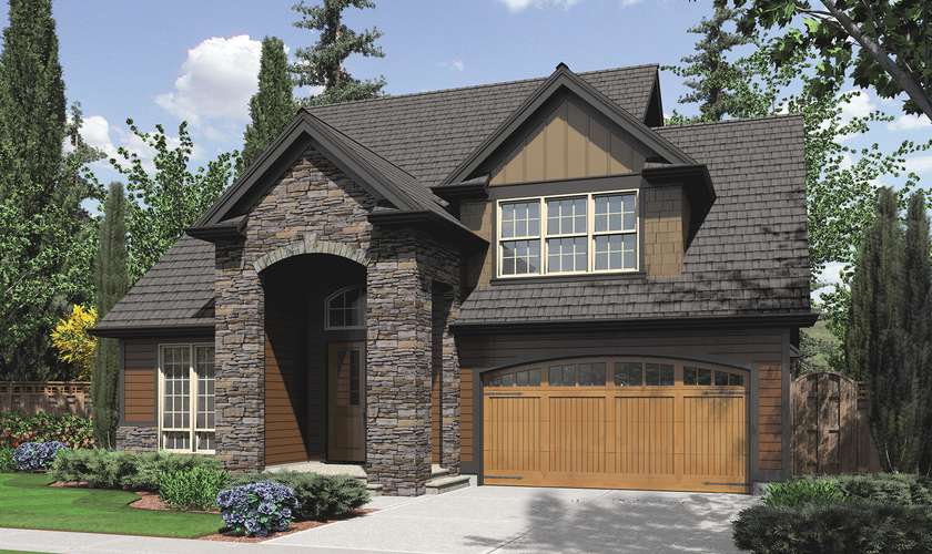 Mascord House Plan 22153: The Norwood