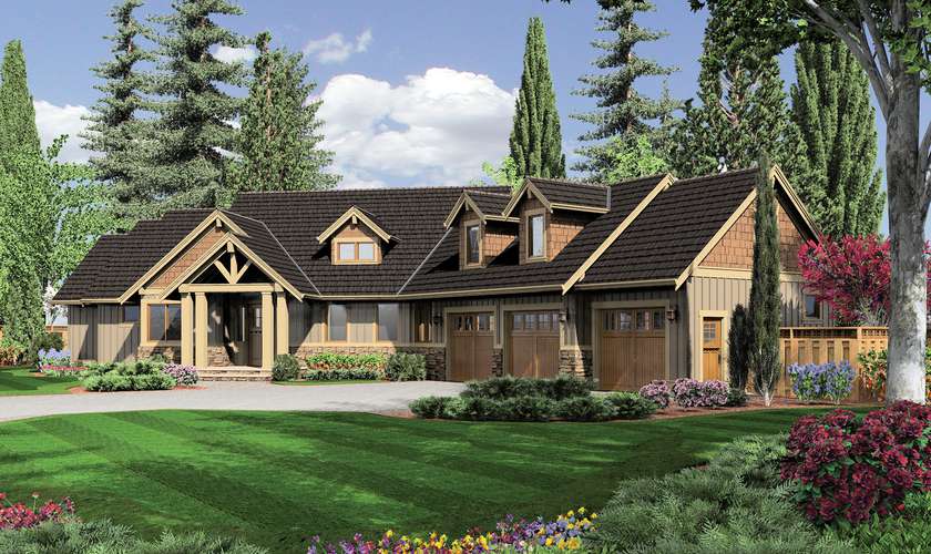 Mascord House Plan B22156: The Halstad
