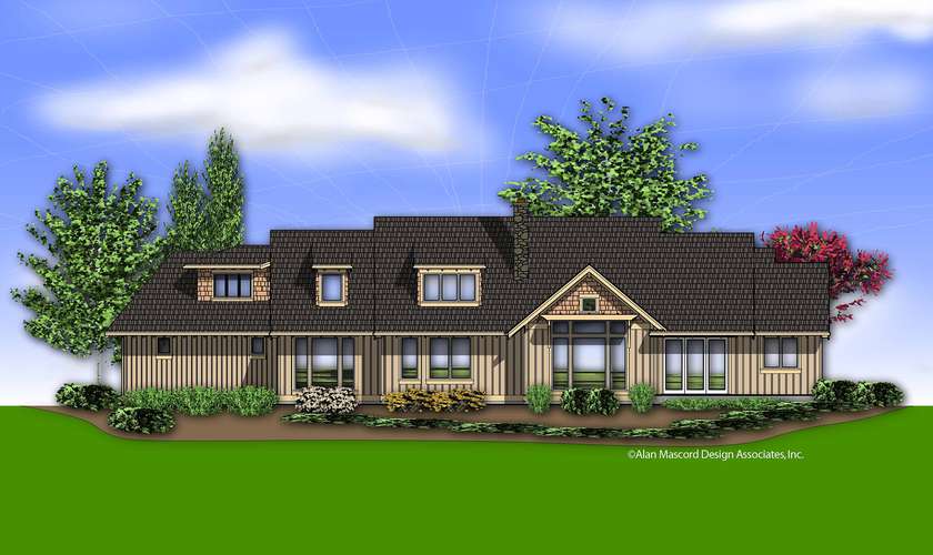 Mascord House Plan 22156: The Halstad