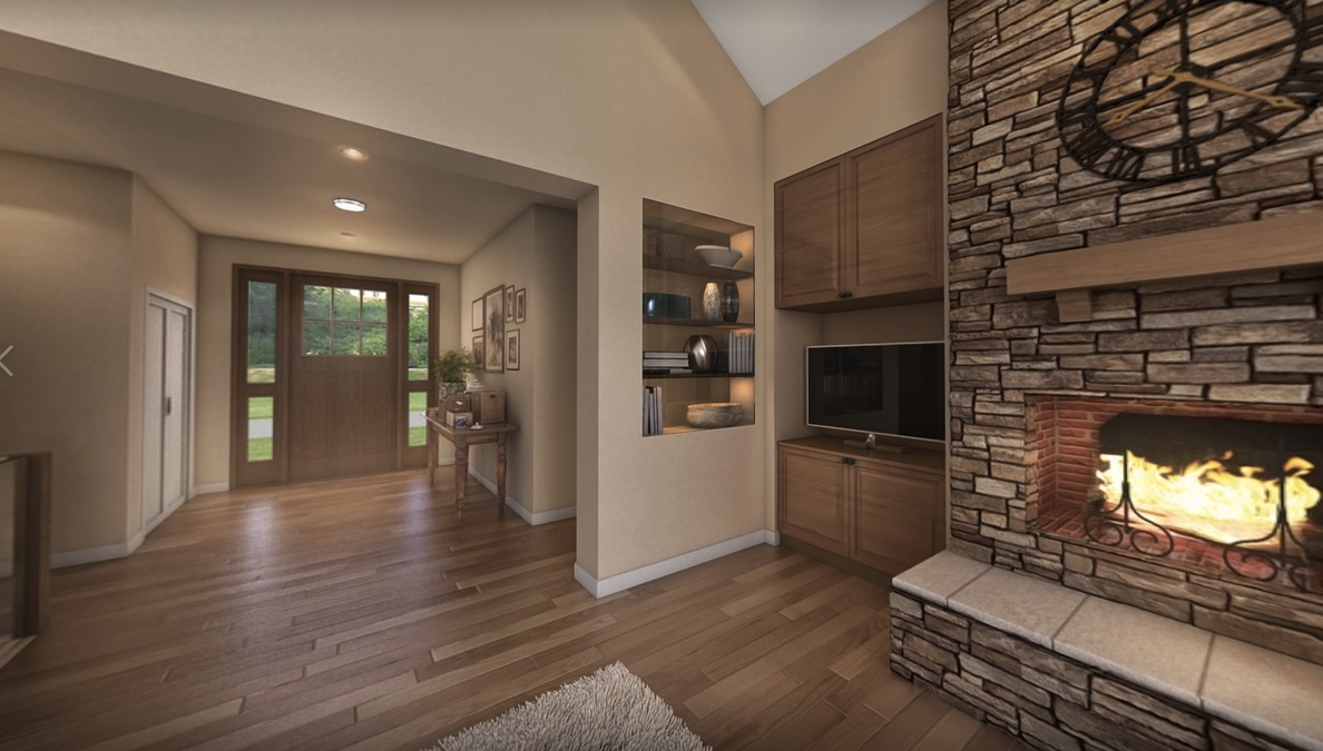 Foyer image for Mascord Blythewood-A Craftsman Home Designed for Outdoor Fun-Foyer